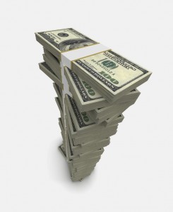 A stack of money symbolizing the money laundering law experts at the Law Offices of Jerod Gunsberg in Los Angeles, CA